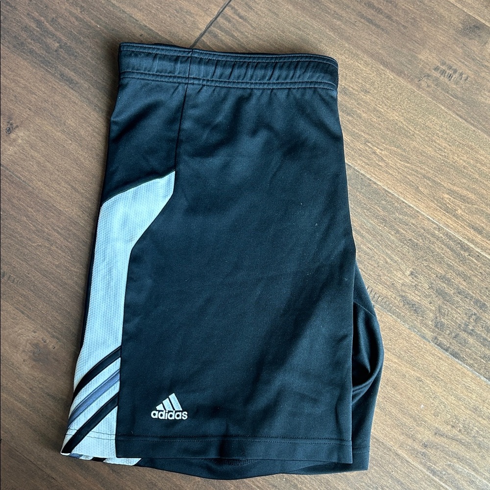Adidas Black and Gray Sports Shorts